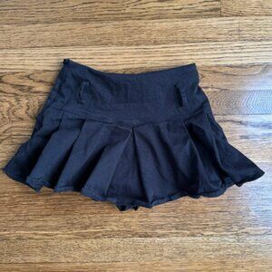 y2k low rise mini skirt with built in shorts